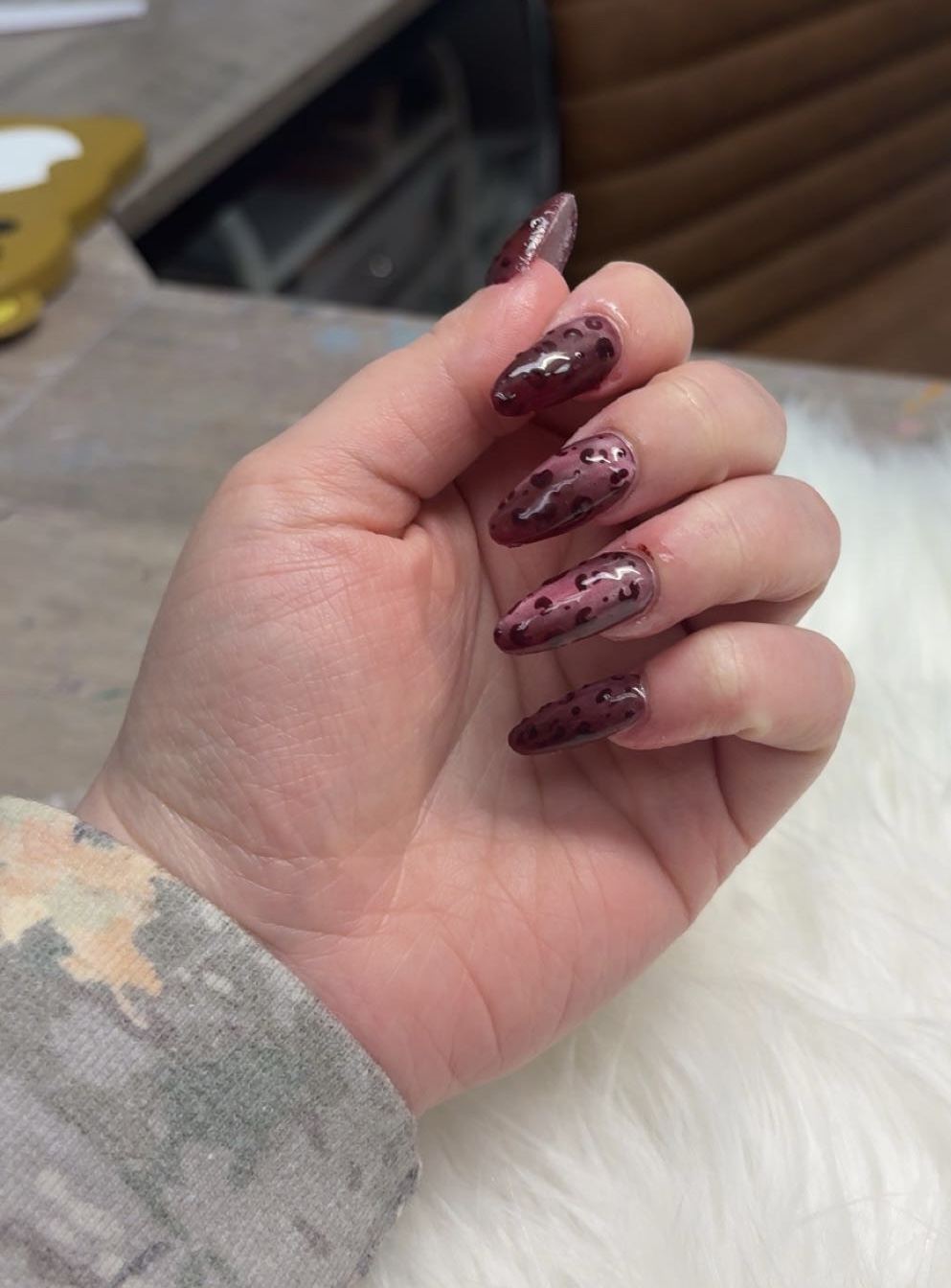 valentines day nails.